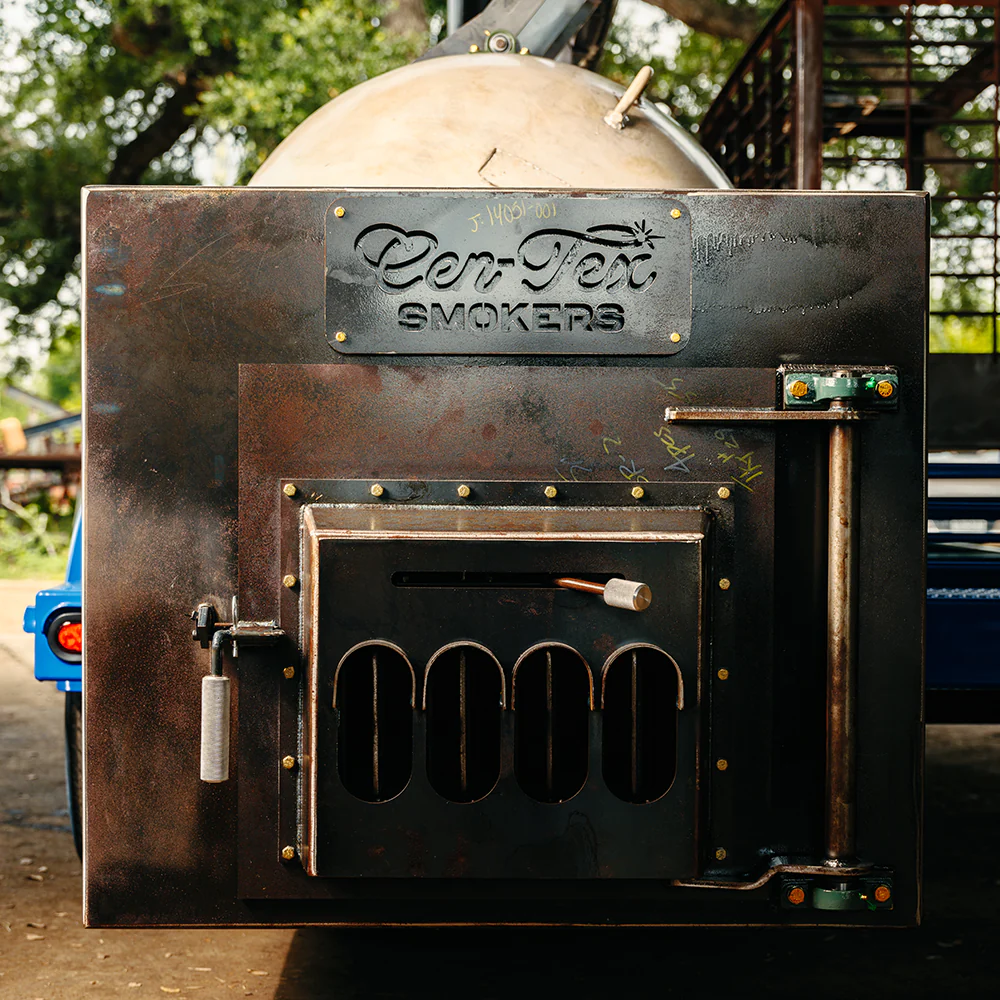 custom smoker damper door texas bbq